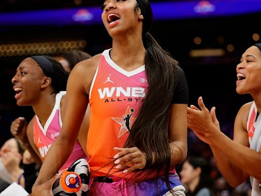 Angel Reese had a double-double during the WNBA All-Star Game because of course she did