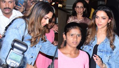 Mom-to-be Deepika Padukone steps out for dinner date with family while Ranveer Singh parties on Ambani cruise. See photos