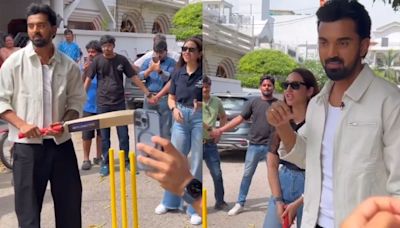 KL Rahul Attempts Left-Handed Batting After T20 World Cup Snub; Plays Gully Cricket With Fans In Viral Video