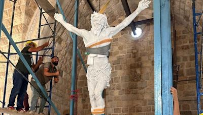 El Cristo Conciliador del escultor cordobés Marco Augusto Dueñas llega al Líbano