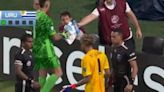 Canada goalkeeper trolls Uruguay opponent with mischievous act during shootout