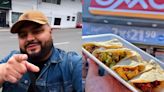 Youtuber "El Guzii" prueba tacos del OXXO de la Cacho en Tijuana; se impresiona por su buen sabor