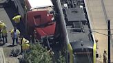55 injured as bus, train crash in downtown LA | Arkansas Democrat Gazette