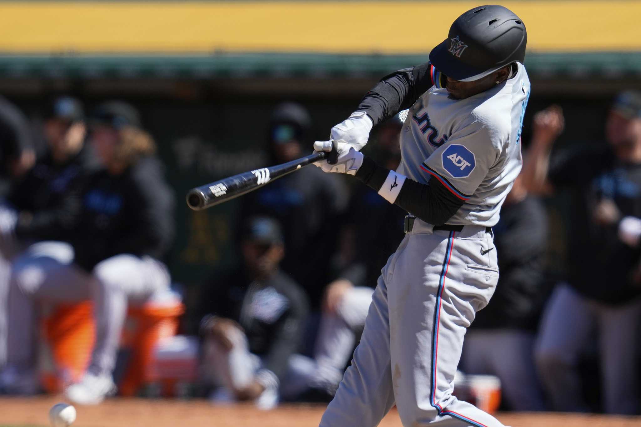 Nick Gordon homers and gets 4 hits to lead Marlins past A's 12-3