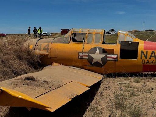 Vintage plane crashes in Stanislaus County