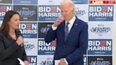 Biden makes sign of the cross during pro-abortion speech in Florida