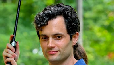 Penn Badgley and Madeline Brewer film final You season in Central Park