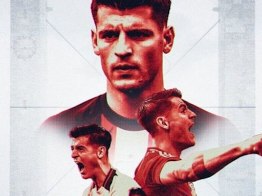 Morata se abre paso en la historia del Atlético