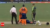 Ouch! San Francisco Unicorns pacer hit on the head in MLC game - WATCH - Times of India
