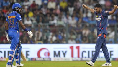 IPL 2024: Lucknow Super Giants Outplay Mumbai Indians by 18 Runs Despite Rohit Sharma's Sparkling 68