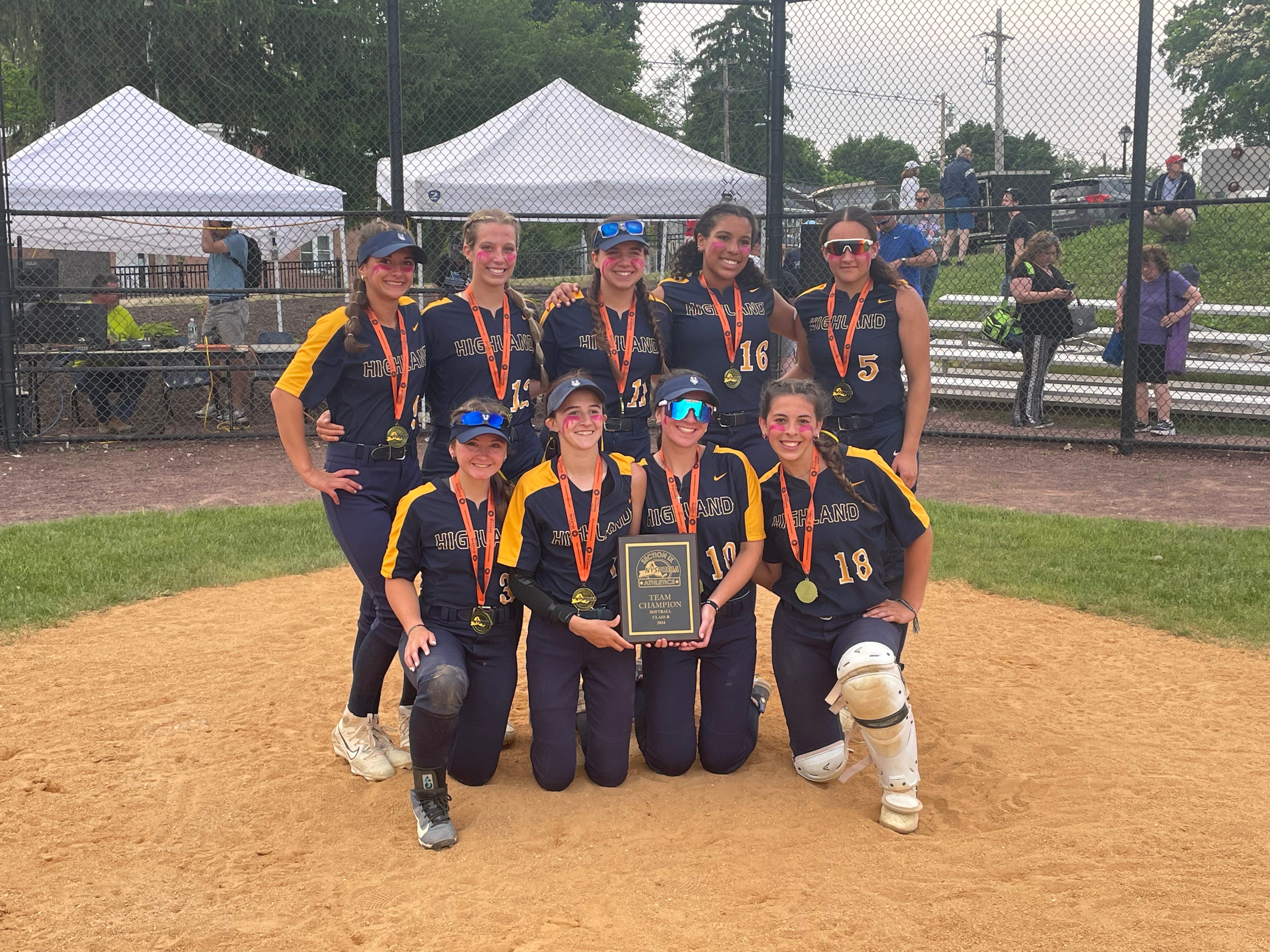 Highland wins first Section 9 softball title in 10 years, topping Chester in Class B