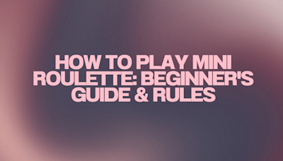 How To Play Mini Roulette 2024: Beginner's Guide & Rules