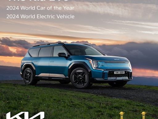 KIA EV9純電動休旅紐約車展獲選為 2024 年世界年度風雲車