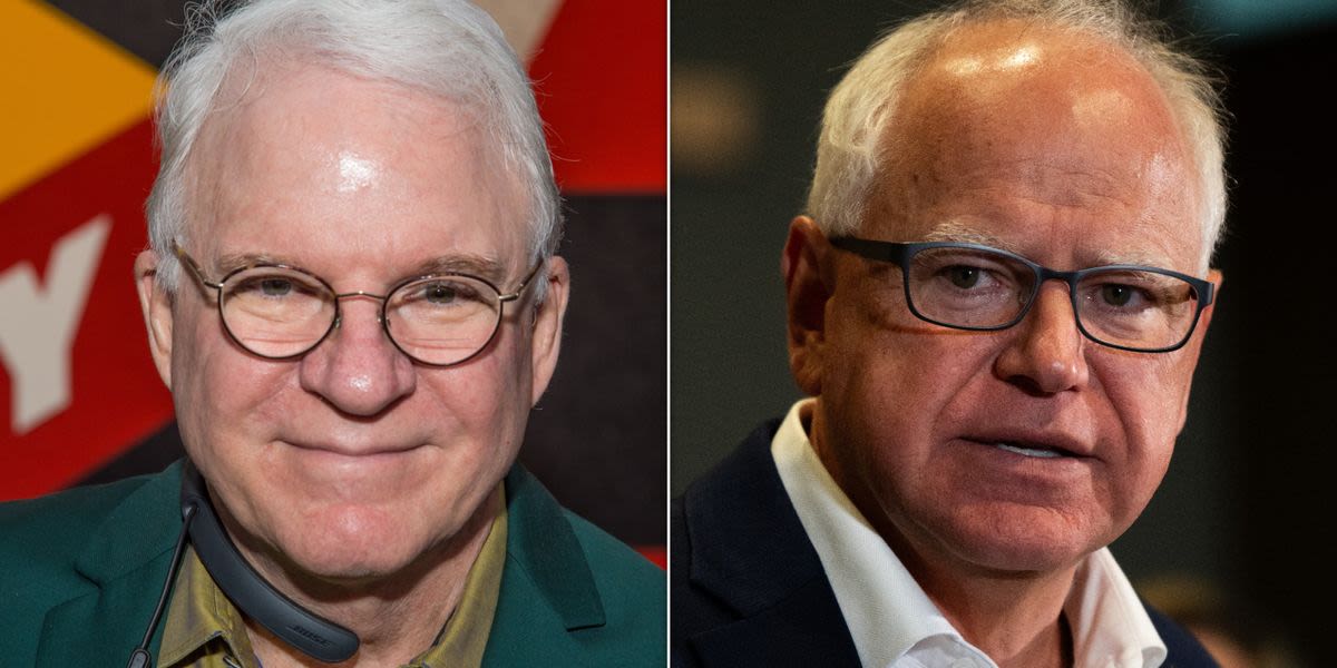 Steve Martin Reveals Why He'd ‘Struggle’ To Play Tim Walz Despite Being Offered 'SNL' Role