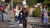 Locals clean up after ‘people from out of town cause mayhem’ in Southport