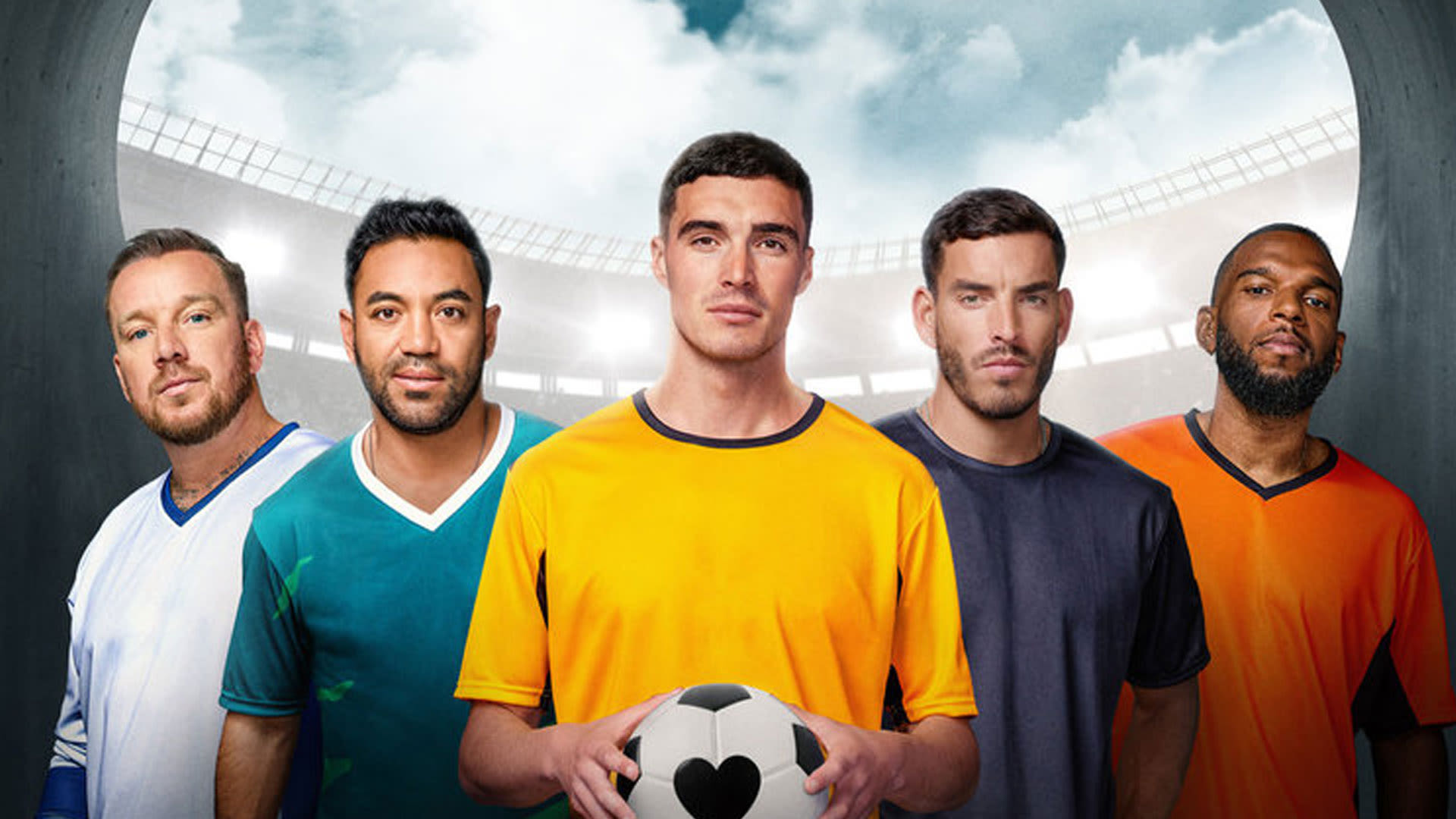 Meet the cast of Peacock's Love Undercover, five soccer stars looking for love