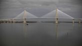 Ship at full throttle in harbor causes major South Carolina bridge to close until it passes safely