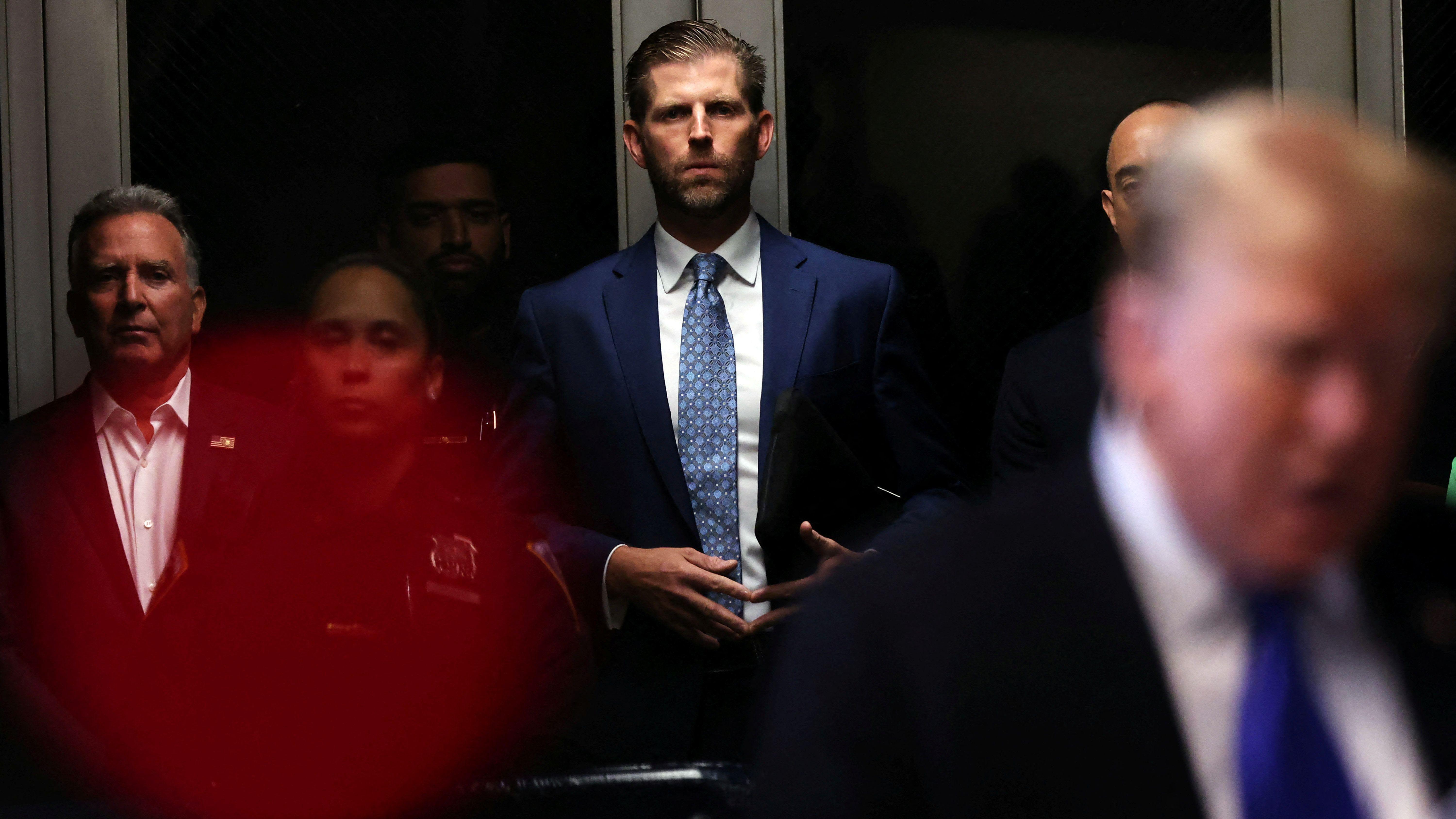 After parade of support, one Trump family member was at verdict