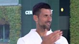 Novak Djokovic's wife rolls eyes after hearing husband in Wimbledon interview