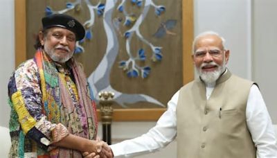 Mithun Chakraborty greets PM Narendra Modi upon being awarded the Padma Bhushan, son Mahaakshay calls him 'the greatest man'