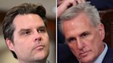 Matt Gaetz is accusing Kevin McCarthy of squatting in the speaker's office before he's even got the job