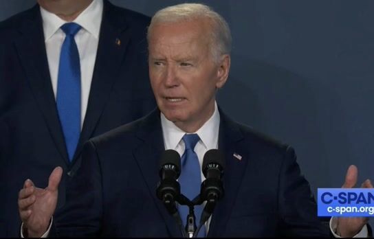 "Ladies and gentlemen, President Putin. ... President Putin?": Biden corrects himself after he introduces Zelenskyy.