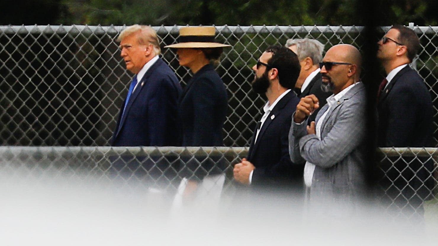 Melania, Barron Pictured for First Time Since Trump Verdict–With Luggage