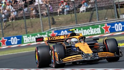 Norris supera a los Red Bull y a Sainz en una accidentada segunda sesión del GP de Hungría