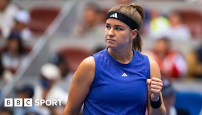 China Open: Karolina Muchova sees off Aryna Sabalenka to reach semi-finals in Beijing