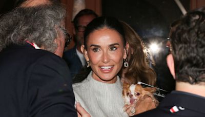 'Tonight Show' Guests Go Totally Wild After Demi Moore Brings Out Her Tiny Chihuahua 'Pilaf'