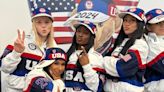 Simone Biles Shows USA Gymnastics Team's Olympic Tracksuits