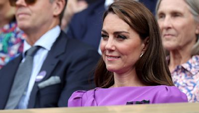 Video: Kate Middleton reapareció en la final de Wimbledon y fue ovacionada por el público