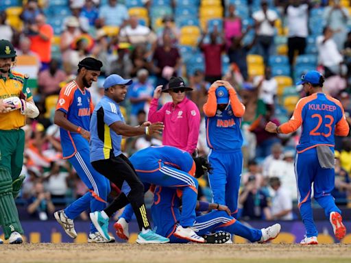 India deny South Africa in thrilling T20 World Cup final as Suryakumar Yadav produces catch of a lifetime