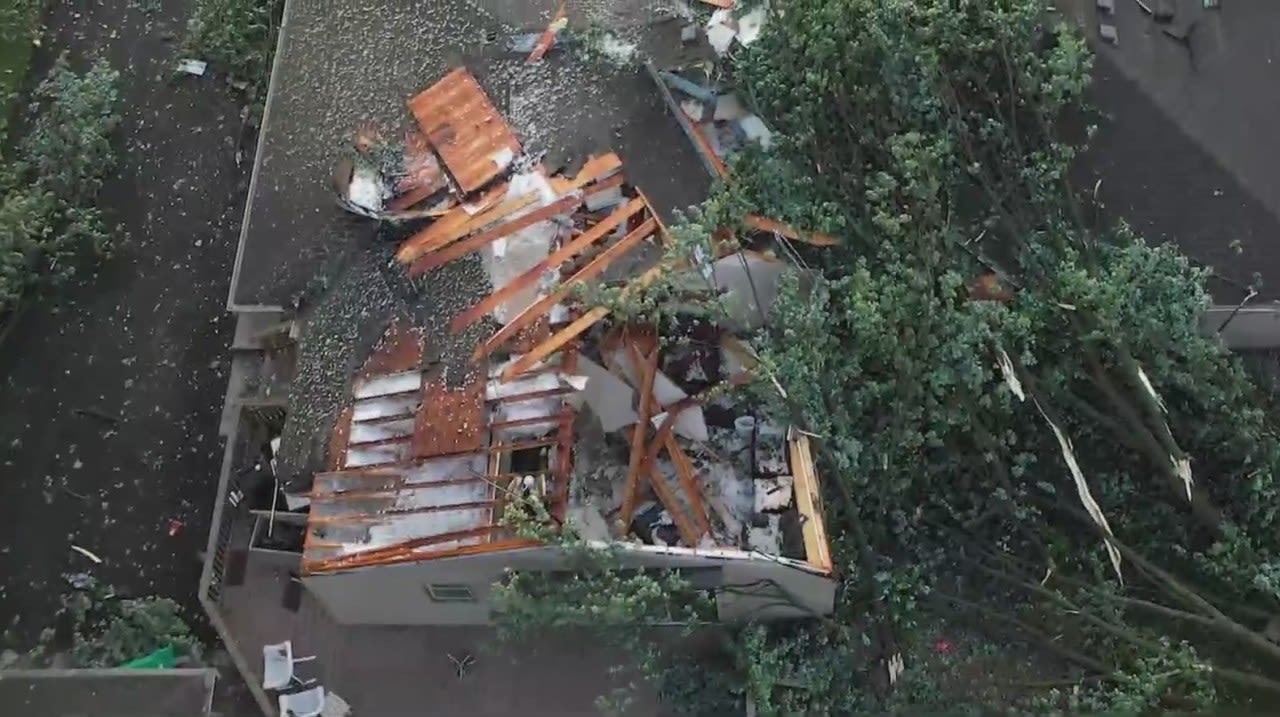 WATCH: 7 tornadoes confirmed in Chicagoland, drone footage shows major damage from Monday night’s powerful storms