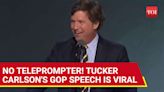 'Fight': Tucker Carlson's Dramatic Speech For 'Hero' Trump Fires Up Republicans I RNC 2024