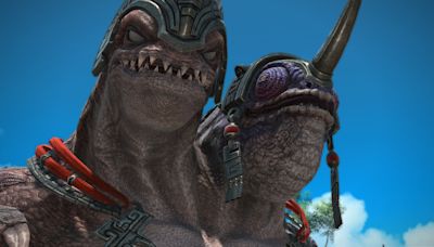 FF14 players skip over perfectly serviceable catboy to thirst relentlessly over a giant, two-headed lizard jerk instead