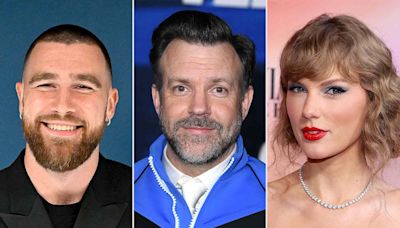 Jason Sudeikis asks Travis Kelce when he's 'going to make an honest woman' out of Taylor Swift