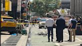Taxi SUV driver pins 2 women against Manhattan building in crash with cyclist, crowd tries to lift cab off victims