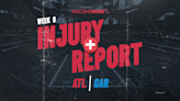 Falcons vs. Panthers: Final Week 8 injury report