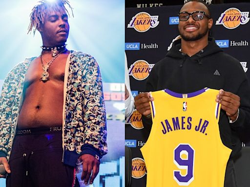 Bronny James Honors Juice WRLD With No. 9 Jersey