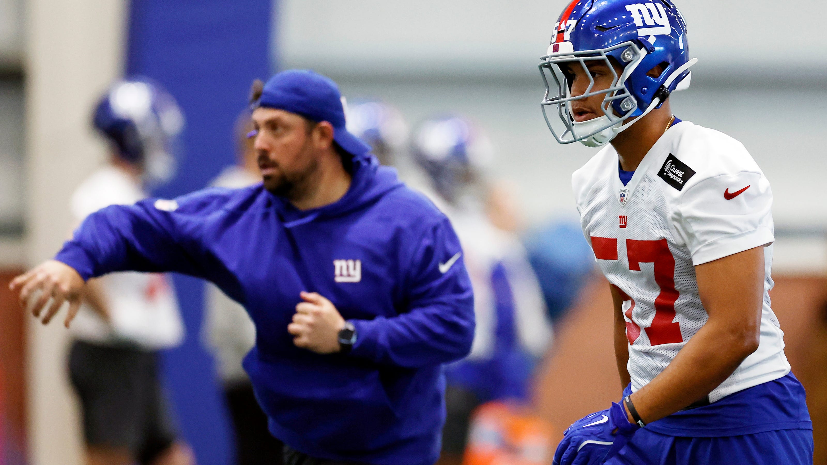 Giants' Darius Muasau says his 'alter ego' takes over on the field