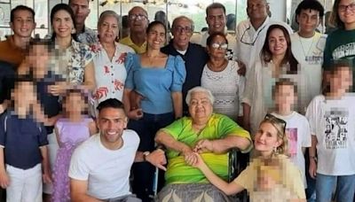 Murió la abuela de Falcao García en Santa Marta; el 'Tigre' la vio hace más de una semana