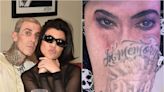 Travis Barker reveals new Kourtney Kardashian tattoo