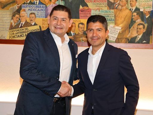 Alejandro Armenta sostiene su primer encuentro con Eduardo Rivera tras elecciones