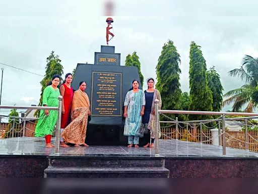 Satara village Kargil war widow memorial inauguration after 25 years | Pune News - Times of India