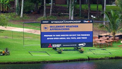 PGA Tour fails to plan for Wyndham Championship weather delay, issues odd update