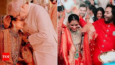 Unseen heartwarming pictures from Anant Ambani and Radhika Merchant’s vidai ceremony go viral | Hindi Movie News - Times of India