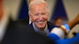 'Busy right now.' Joe Biden takes his first jab at Donald Trump over hush-money trial