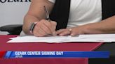 Ozark Center Interns commit to future careers with signing day event