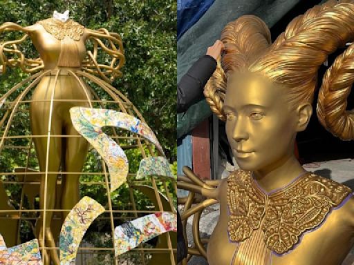 Pakistani American sculptor’s 'satanic' golden statue beheaded in Texas